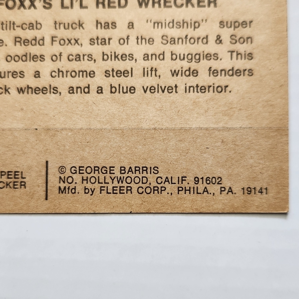 Vintage 1970  GEORGE BARRIS Kustom City Sticker - LIL’ REDD WRECKER  Redd Foxx - Picture 7 of 11